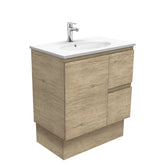 MARY Edge Scandi Oak 750 Wall-Hung/Kickboard Vanity